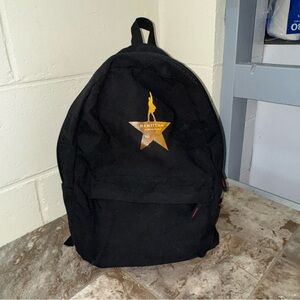 Unisex Hamilton Play Broadway Show Patch Black Cotton Cloth Back Pack No brand